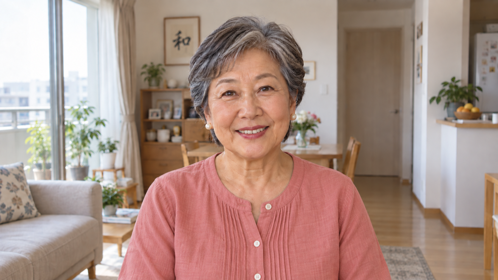 チャンネルの案内役、田中芳子のイメージ